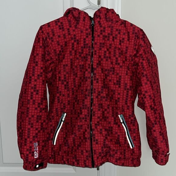 Killtec Girls youth waterproof Expedition EXP3 snowboard hooded Ski Parka Jacket